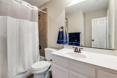 Welcome to 8025 Strathmill, a gorgeous Tudor-style home on The Tribute At the Colony in Texas - for sale on GolfHomes.com, golf home, golf lot