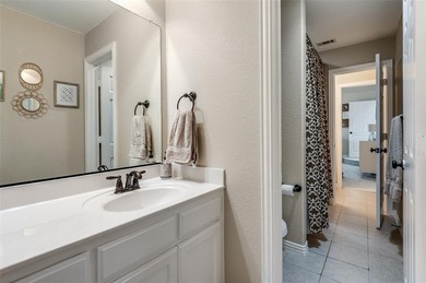 Welcome to 8025 Strathmill, a gorgeous Tudor-style home on The Tribute At the Colony in Texas - for sale on GolfHomes.com, golf home, golf lot