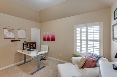 Welcome to 8025 Strathmill, a gorgeous Tudor-style home on The Tribute At the Colony in Texas - for sale on GolfHomes.com, golf home, golf lot