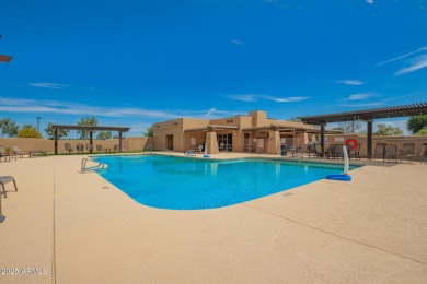 LOW ELECTRIC BILLS with Owned SOLAR + PRIVATE SALTWATER POOL! on Coyote Lakes Golf Club in Arizona - for sale on GolfHomes.com, golf home, golf lot
