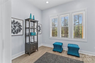 This recently built modern farmhouse (2024) still looks brand on Granada Farms Country Club in North Carolina - for sale on GolfHomes.com, golf home, golf lot