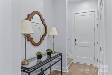 This recently built modern farmhouse (2024) still looks brand on Granada Farms Country Club in North Carolina - for sale on GolfHomes.com, golf home, golf lot