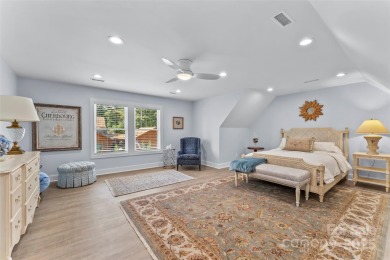 This recently built modern farmhouse (2024) still looks brand on Granada Farms Country Club in North Carolina - for sale on GolfHomes.com, golf home, golf lot