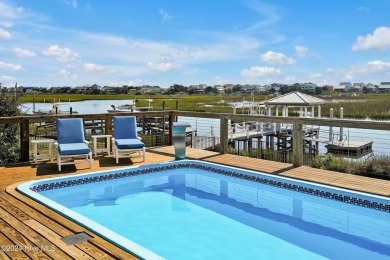 Welcome to waterfront living on Big Davis Canal! Looking out on Founders Club At St. James Plantation in North Carolina - for sale on GolfHomes.com, golf home, golf lot