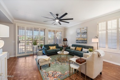 This gated 55+ community is nestled within the mountains and on The Golf Club At Johnson Ranch in Arizona - for sale on GolfHomes.com, golf home, golf lot