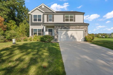 Step into suburban elegance in this 4-year-old home, perfectly on The Course at Aberdeen in Indiana - for sale on GolfHomes.com, golf home, golf lot