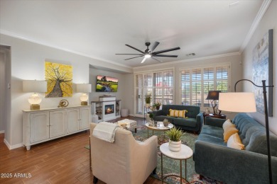 This gated 55+ community is nestled within the mountains and on The Golf Club At Johnson Ranch in Arizona - for sale on GolfHomes.com, golf home, golf lot