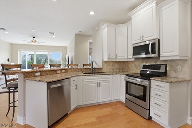 Welcome to this beautifully updated attached villa in the highly on Pelican Preserve Golf Club in Florida - for sale on GolfHomes.com, golf home, golf lot