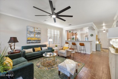 This gated 55+ community is nestled within the mountains and on The Golf Club At Johnson Ranch in Arizona - for sale on GolfHomes.com, golf home, golf lot