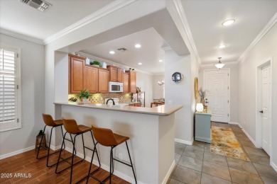 This gated 55+ community is nestled within the mountains and on The Golf Club At Johnson Ranch in Arizona - for sale on GolfHomes.com, golf home, golf lot