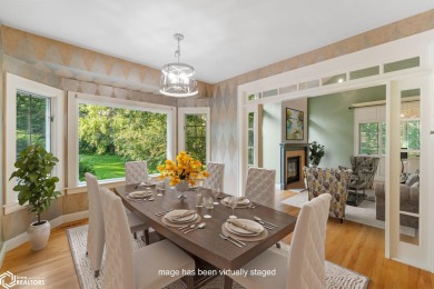 Nestled on over an acre on a scenic private drive, this on Highland Park Golf Course in Iowa - for sale on GolfHomes.com, golf home, golf lot