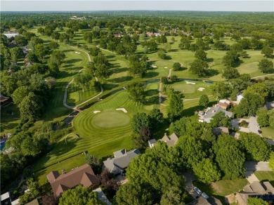 Sip coffee from your EXPANSIVE BACK PORCH overlooking one of on Blue Hills Country Club in Missouri - for sale on GolfHomes.com, golf home, golf lot