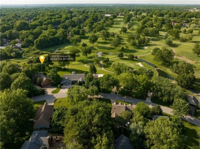 Sip coffee from your EXPANSIVE BACK PORCH overlooking one of on Blue Hills Country Club in Missouri - for sale on GolfHomes.com, golf home, golf lot