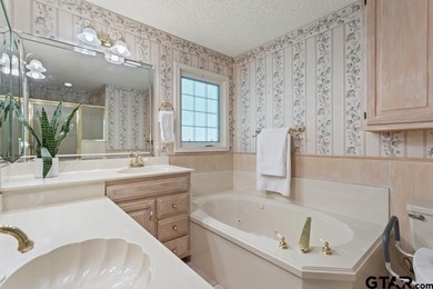 Just freshly painted the majority of the entire of this home on Hide-A-Way Lake Golf Course in Texas - for sale on GolfHomes.com, golf home, golf lot