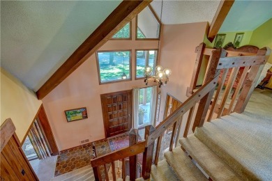 Sip coffee from your EXPANSIVE BACK PORCH overlooking one of on Blue Hills Country Club in Missouri - for sale on GolfHomes.com, golf home, golf lot