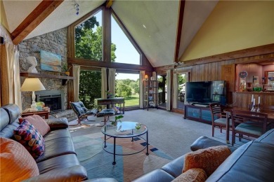 Sip coffee from your EXPANSIVE BACK PORCH overlooking one of on Blue Hills Country Club in Missouri - for sale on GolfHomes.com, golf home, golf lot