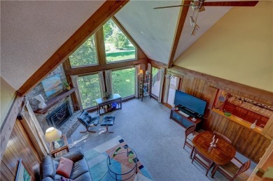 Sip coffee from your EXPANSIVE BACK PORCH overlooking one of on Blue Hills Country Club in Missouri - for sale on GolfHomes.com, golf home, golf lot