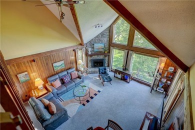 Sip coffee from your EXPANSIVE BACK PORCH overlooking one of on Blue Hills Country Club in Missouri - for sale on GolfHomes.com, golf home, golf lot