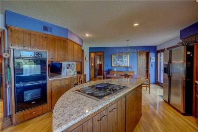 Sip coffee from your EXPANSIVE BACK PORCH overlooking one of on Blue Hills Country Club in Missouri - for sale on GolfHomes.com, golf home, golf lot