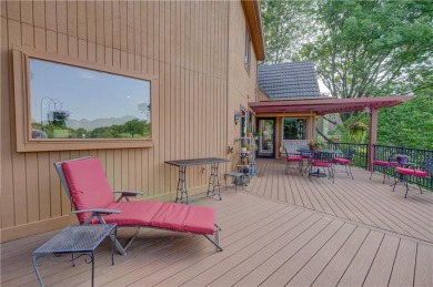 Sip coffee from your EXPANSIVE BACK PORCH overlooking one of on Blue Hills Country Club in Missouri - for sale on GolfHomes.com, golf home, golf lot