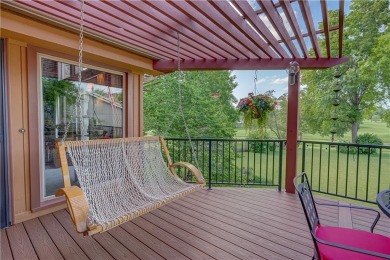 Sip coffee from your EXPANSIVE BACK PORCH overlooking one of on Blue Hills Country Club in Missouri - for sale on GolfHomes.com, golf home, golf lot