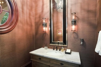 Stunning European-style home on over 1.7 acres of private on Bobby Jones Golf Club in Georgia - for sale on GolfHomes.com, golf home, golf lot