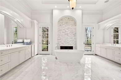 Stunning European-style home on over 1.7 acres of private on Bobby Jones Golf Club in Georgia - for sale on GolfHomes.com, golf home, golf lot