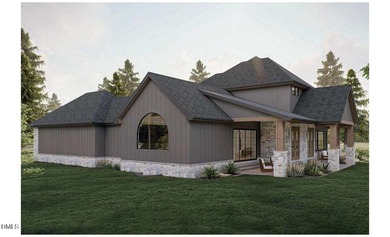 Custom modern French Country estate located on the 24th fairway on Governors Club in North Carolina - for sale on GolfHomes.com, golf home, golf lot
