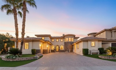 Experience resort-style living in this semi-custom 5 bedroom, 5 on South Shore At Lake Las Vegas in Nevada - for sale on GolfHomes.com, golf home, golf lot