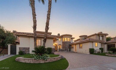 Experience resort-style living in this semi-custom 5 bedroom, 5 on South Shore At Lake Las Vegas in Nevada - for sale on GolfHomes.com, golf home, golf lot