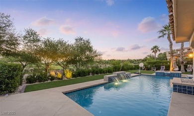 Experience resort-style living in this semi-custom 5 bedroom, 5 on South Shore At Lake Las Vegas in Nevada - for sale on GolfHomes.com, golf home, golf lot