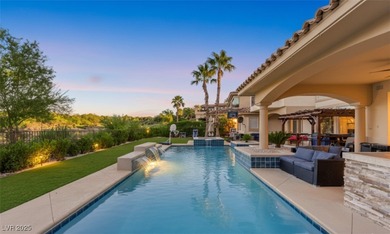Experience resort-style living in this semi-custom 5 bedroom, 5 on South Shore At Lake Las Vegas in Nevada - for sale on GolfHomes.com, golf home, golf lot
