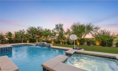 Experience resort-style living in this semi-custom 5 bedroom, 5 on South Shore At Lake Las Vegas in Nevada - for sale on GolfHomes.com, golf home, golf lot