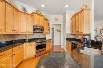 Discover exceptional living in this move-in ready, single-story on Compass Pointe Golf Course in North Carolina - for sale on GolfHomes.com, golf home, golf lot