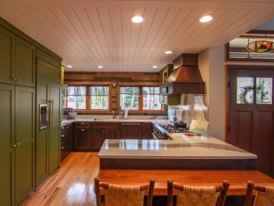 Peaceful and private, this entirely renovated home where no on Crystal Mountain Golf Course in Michigan - for sale on GolfHomes.com, golf home, golf lot