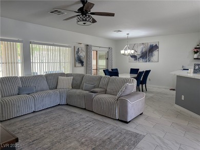 Enjoy your morning coffee from this beautiful courtyard on the on Aliante Golf Club in Nevada - for sale on GolfHomes.com, golf home, golf lot