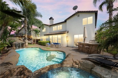 POOL, SPA  BBQ ISLAND | 5-BEDROOMS | 1ST FLOOR JUNIOR SUITE | on Glen Ivy Golf Club in California - for sale on GolfHomes.com, golf home, golf lot