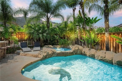 POOL, SPA  BBQ ISLAND | 5-BEDROOMS | 1ST FLOOR JUNIOR SUITE | on Glen Ivy Golf Club in California - for sale on GolfHomes.com, golf home, golf lot