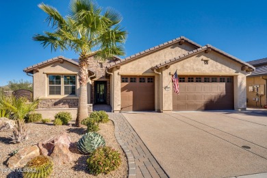 Nestled adjacent natural desert and arroyo on two sides w/ golf on Quail Creek Country Club  in Arizona - for sale on GolfHomes.com, golf home, golf lot