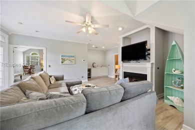 Discover refined Lowcountry living in this beautifully updated on Palmetto Hall Golf Course in South Carolina - for sale on GolfHomes.com, golf home, golf lot