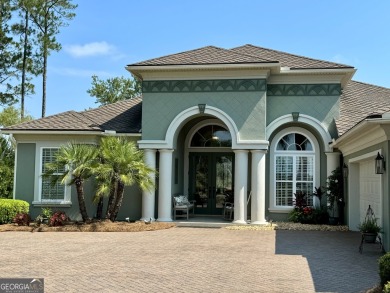 Elegant Arthur Rutenberg designed home is perfectly situated on The Club At Osprey Cove in Georgia - for sale on GolfHomes.com, golf home, golf lot