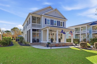 Charleston inspired architecture in Litchfield Plantation. This on Willbrook Plantation Golf Club in South Carolina - for sale on GolfHomes.com, golf home, golf lot