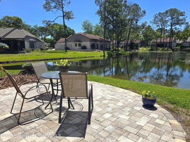 LOCATION! LOCATION! BEST WATER VIEW IN MANOR PLACE VILLAGE! This on Timber Pines Golf Course in Florida - for sale on GolfHomes.com, golf home, golf lot