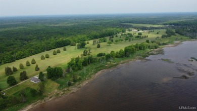 Beautiful 9 hole golf course on 57 acres with 2000 feet of on Nahma Club in Michigan - for sale on GolfHomes.com, golf home, golf lot