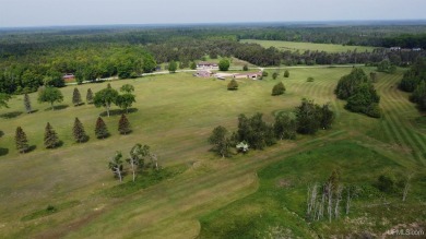 Beautiful 9 hole golf course on 57 acres with 2000 feet of on Nahma Club in Michigan - for sale on GolfHomes.com, golf home, golf lot