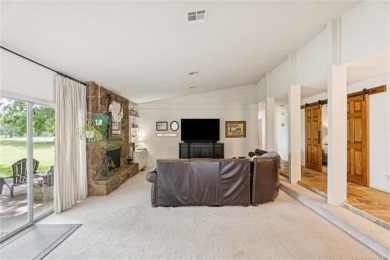 Single story home with incredible views of Indian Springs golf on Indian Springs Country Club in Oklahoma - for sale on GolfHomes.com, golf home, golf lot