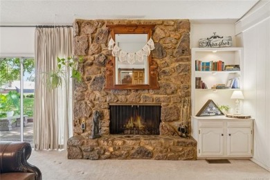 Single story home with incredible views of Indian Springs golf on Indian Springs Country Club in Oklahoma - for sale on GolfHomes.com, golf home, golf lot