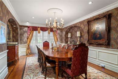 ROSLYN HARBOR; Timeless Brick Manor: Behind iron gates and a on Engineers Country Club in New York - for sale on GolfHomes.com, golf home, golf lot