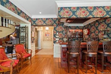 ROSLYN HARBOR; Timeless Brick Manor: Behind iron gates and a on Engineers Country Club in New York - for sale on GolfHomes.com, golf home, golf lot