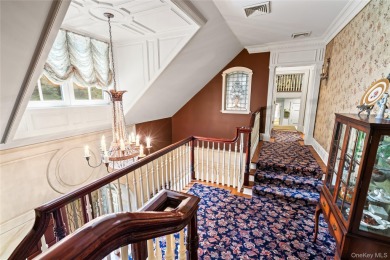 ROSLYN HARBOR; Timeless Brick Manor: Behind iron gates and a on Engineers Country Club in New York - for sale on GolfHomes.com, golf home, golf lot